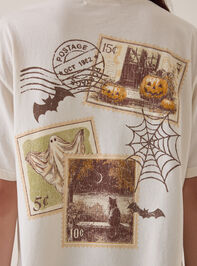 Autumn Postcard Graphic Tee Detail 6 - AS Kids