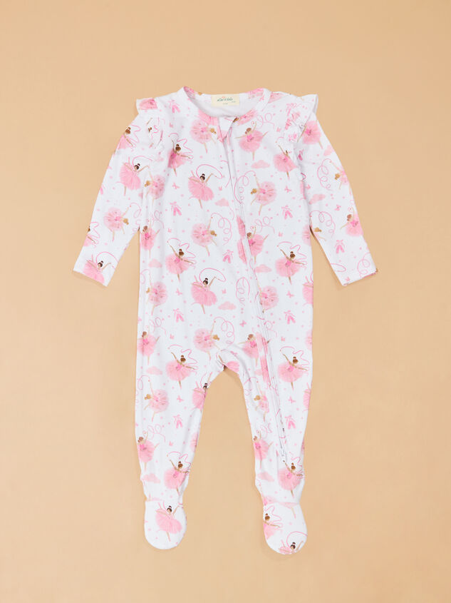 Ribbon Ballerina Ruffle Footie - AS Kids