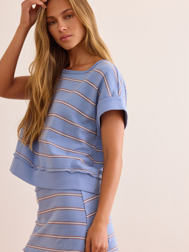 Lazy Days Stripe Top Detail 3 - AS Kids