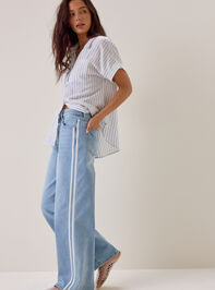 Skylar Side Stripe Jeans - AS Kids