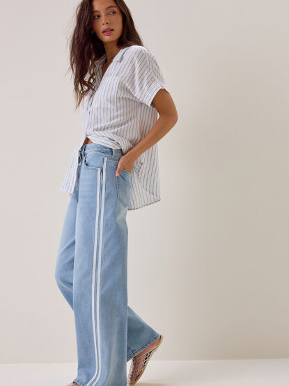Skylar Side Stripe Jeans - AS Kids