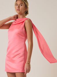 Alma Satin Mini Dress Detail 3 - AS Kids