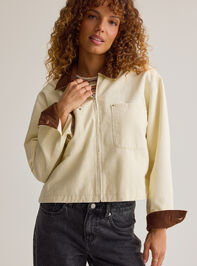 Jayden Cropped Trucker Jacket Detail 2 - AS Kids