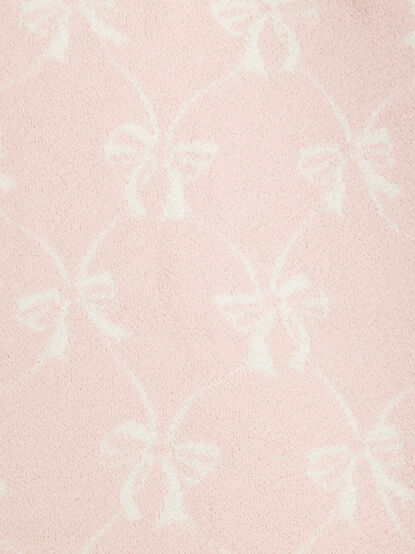 Bow Chenille Blanket by Mudpie - ALTAR'D STATE KIDS