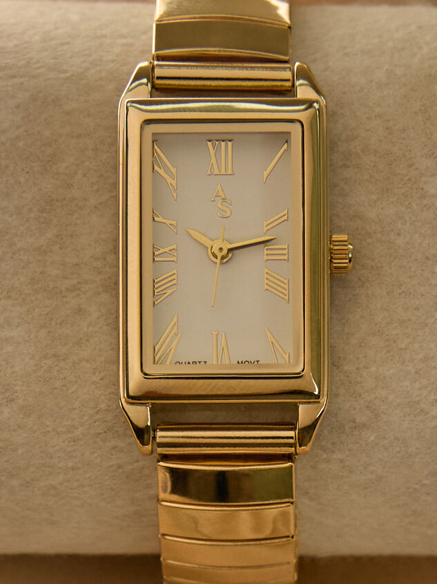 Radiant Gold Stretch Watch Detail 3 - ALTAR'D STATE KIDS