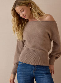 Marisol Boatneck Sweater Detail 5 - AS Kids