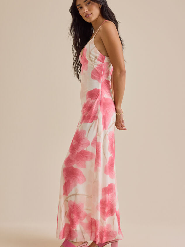 Kaitlee Floral Maxi Dress Detail 3 - ALTAR'D STATE KIDS