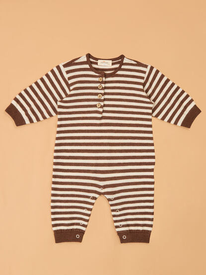 Arthur Striped Long Sleeve Jumpsuit - AS Kids