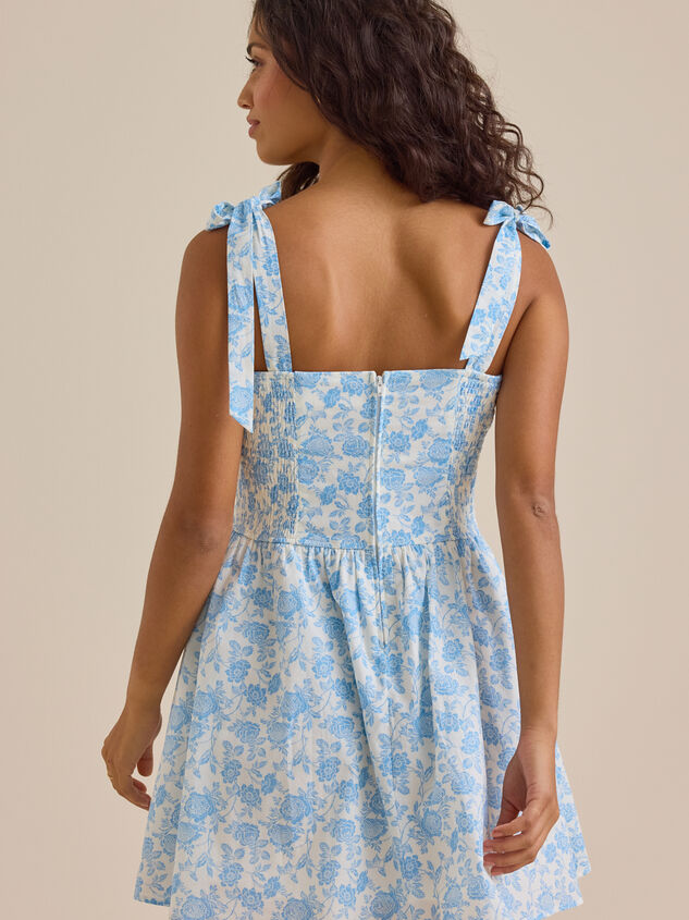 Tahlia Floral Mini Dress Detail 4 - ALTAR'D STATE KIDS