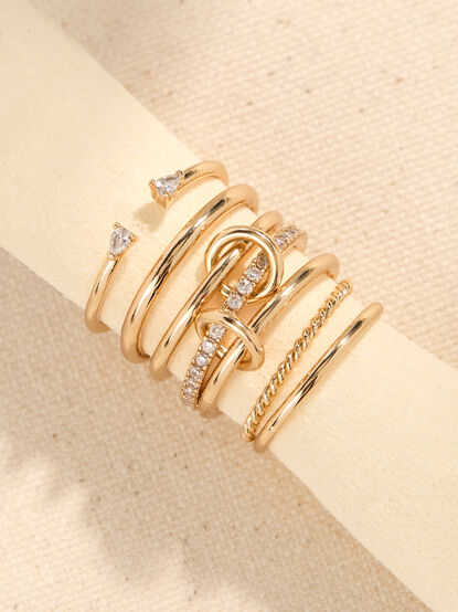 Dainty Layered Ring Set - ALTAR'D STATE KIDS