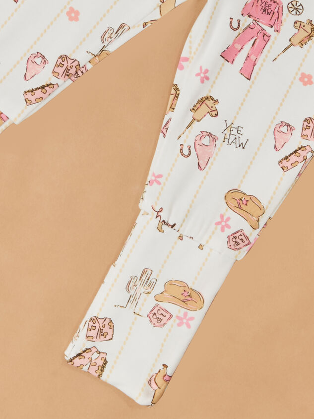 Pink Cowgirl Top and Pants Set Detail 6 - ALTAR'D STATE KIDS
