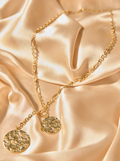 18K Gold Prim Coin Necklace - AS Kids