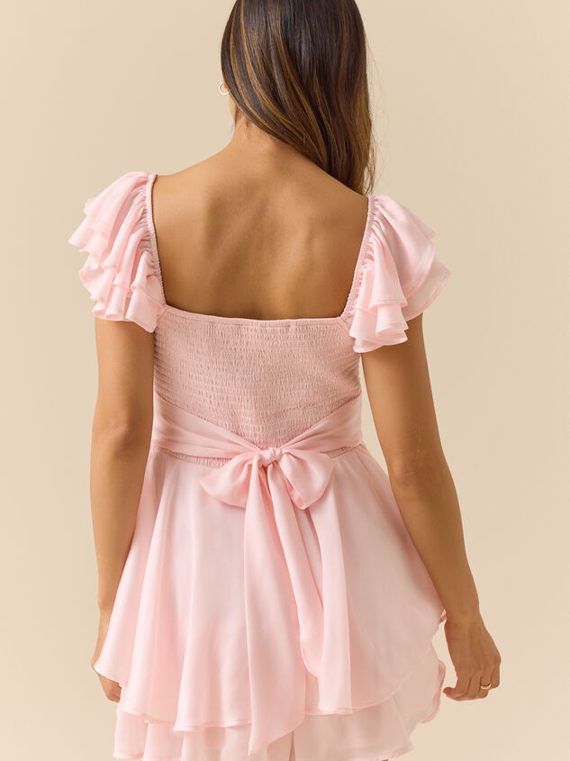 Lainey Double Layered Satin Romper Detail 2 - ALTAR'D STATE KIDS