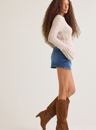 Taytum Denim Mini Skort Detail 4 - AS Kids