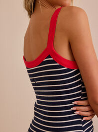 Relay Stripe Ribbed Dress Detail 6 - ALTAR'D STATE KIDS