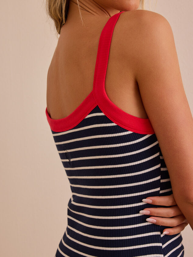 Relay Stripe Ribbed Dress Detail 6 - ALTAR'D STATE KIDS