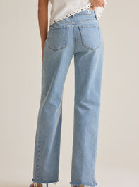 Paisley Straight Leg Jean Detail 4 - AS Kids