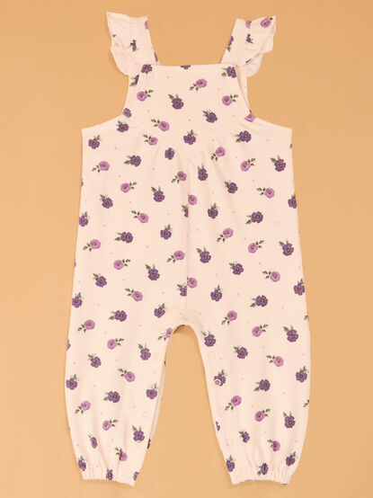 Janie Floral Flutter Overalls - AS Kids
