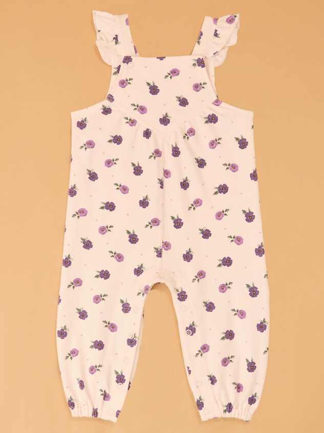 Janie Floral Flutter Overalls - AS Kids