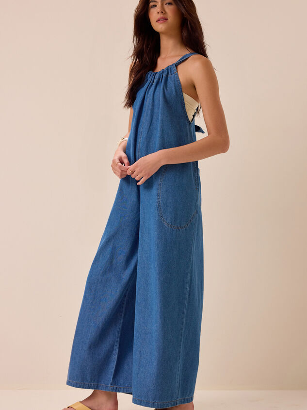 Marissa Denim Jumpsuit Detail 4 - AS Kids