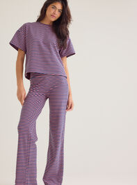 Alaya Stripe Lounge Top Detail 2 - AS Kids