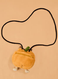 Little Pumpkin Plushie Purse Detail 3 - AS Kids