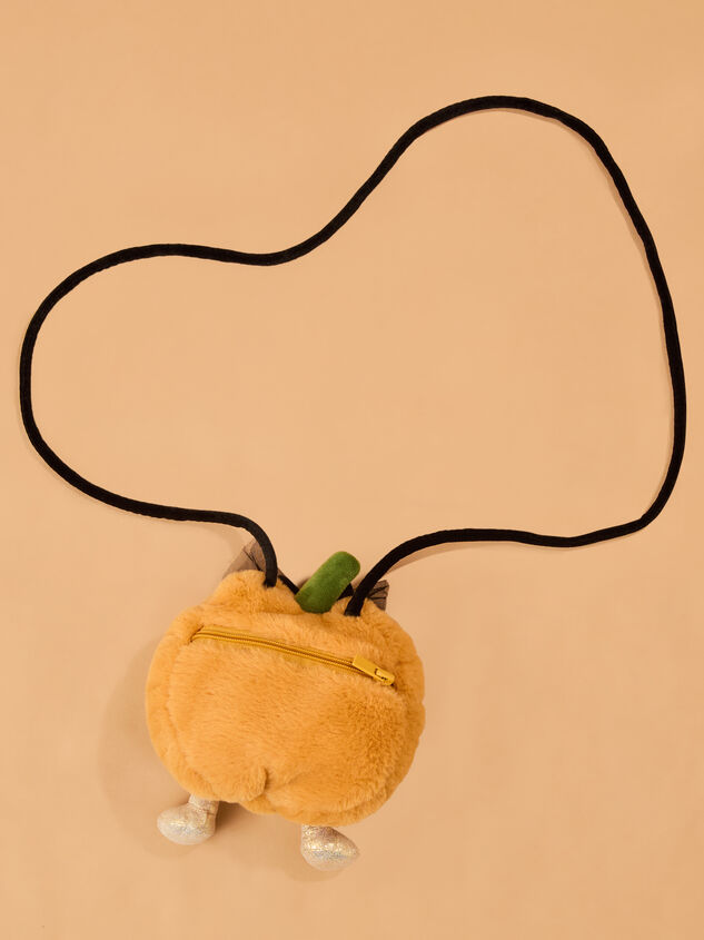 Little Pumpkin Plushie Purse Detail 3 - AS Kids