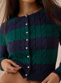 Norah Pearl Cable Knit Sweater Detail 2 - AS Kids