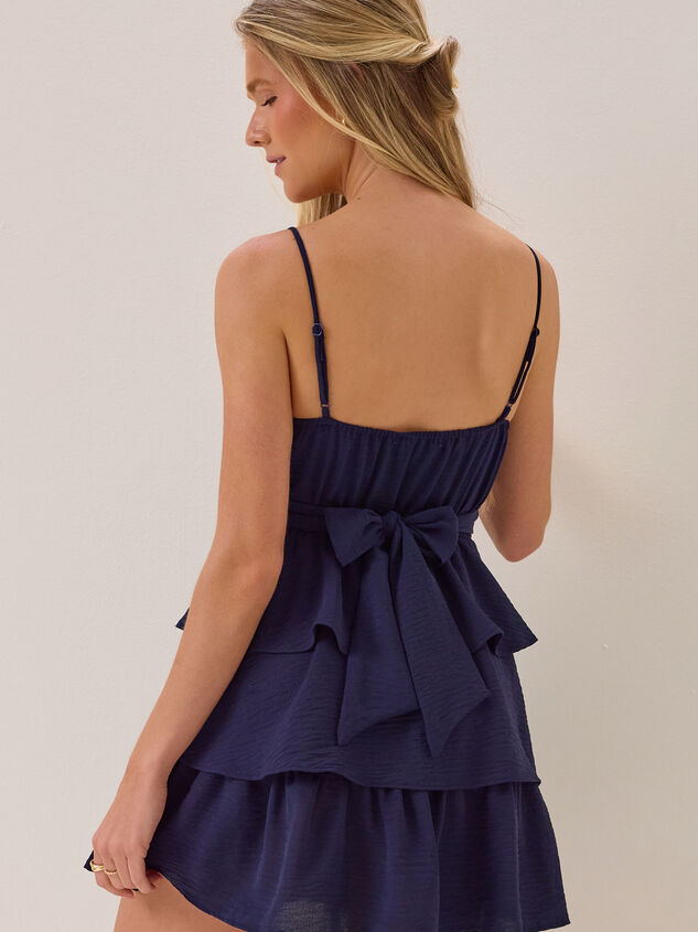 Sara Tiered Mini Dress Detail 4 - AS Kids