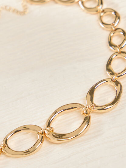 Allie Hoop Statement Necklace - ALTAR'D STATE KIDS