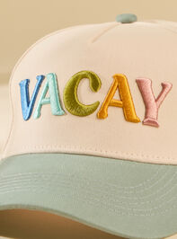 VACAY Trucker Hat Detail 2 - ALTAR'D STATE KIDS
