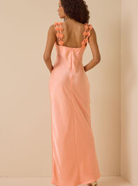 Scarlett Satin Maxi Dress Detail 6 - ALTAR'D STATE KIDS