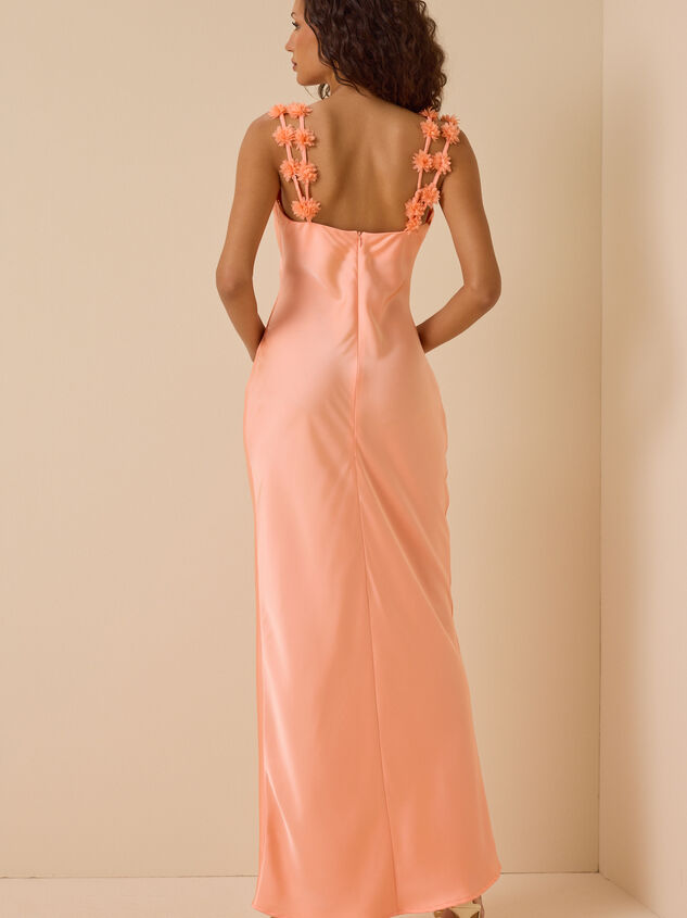 Scarlett Satin Maxi Dress Detail 6 - ALTAR'D STATE KIDS