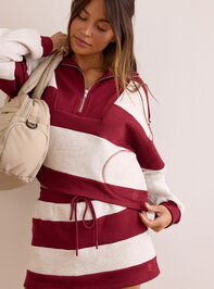 Overtime Striped Pullover Detail 3 - AS Kids