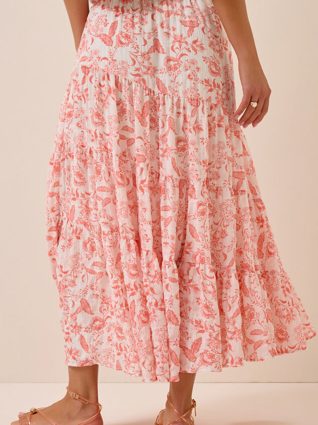 Elise Floral Maxi Skirt Detail 5 - AS Kids