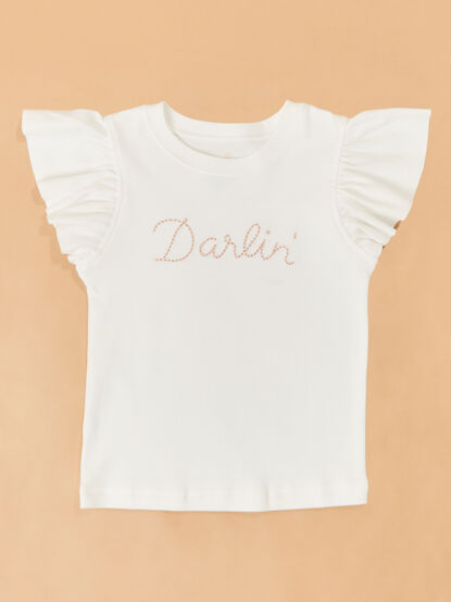Darlin Flutter Sleeve Tee - ALTAR'D STATE KIDS