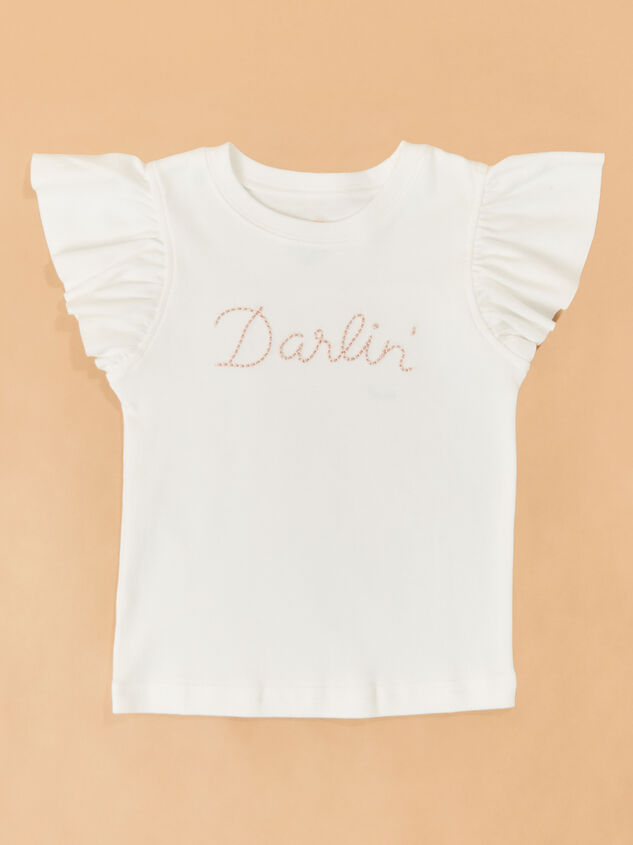 Darlin Flutter Sleeve Tee Detail 2 - ALTAR'D STATE KIDS