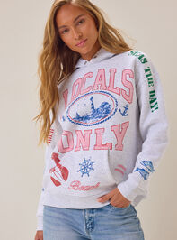 Locals Only Fleece Hoodie Detail 5 - AS Kids