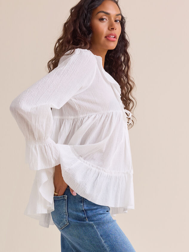 Irena Crochet Trim Top Detail 3 - AS Kids