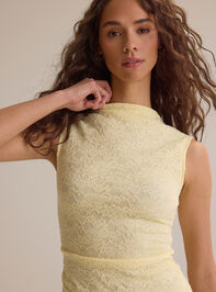 Celine Lace Shift Dress Detail 2 - ALTAR'D STATE KIDS