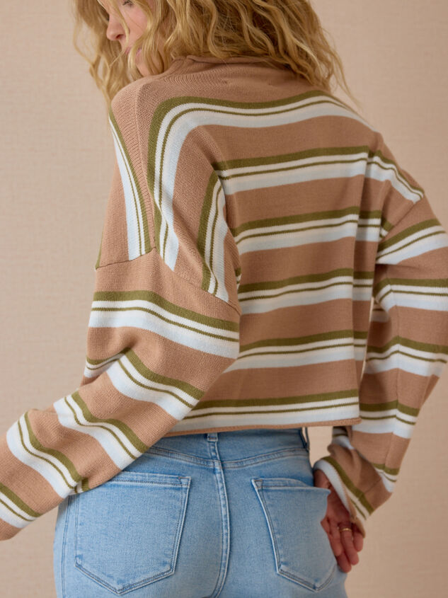 Miller Multi Stripe Cardigan Detail 6 - AS Kids