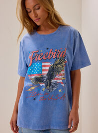 Freebird Oversized Tee Detail 2 - AS Kids