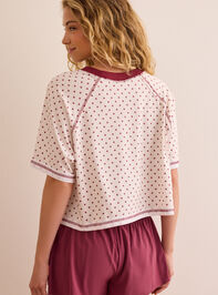 Cool Down Polka Dot Raglan Tee Detail 4 - AS Kids