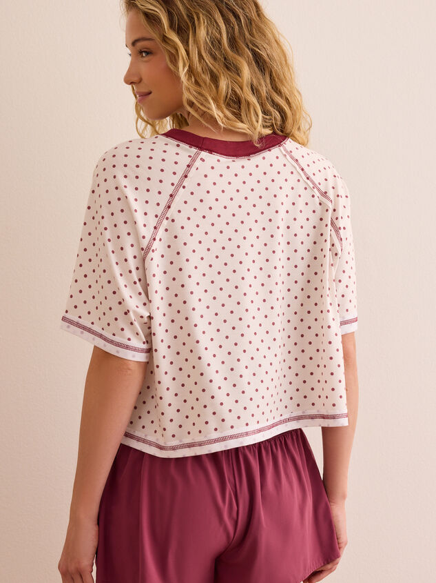 Cool Down Polka Dot Raglan Tee Detail 4 - AS Kids