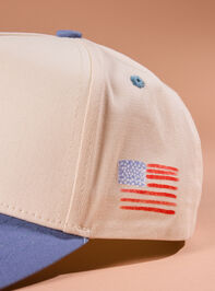 Loves Jesus & America Too Trucker Hat Detail 2 - ALTAR'D STATE KIDS