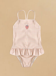 Tori Gingham One-Piece Swimsuit by Rylee + Cru - AS Kids