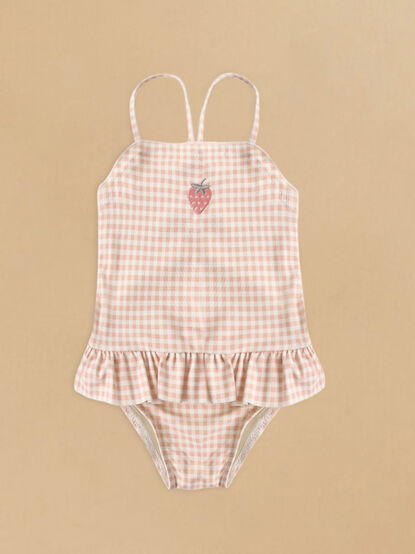 Tori Gingham One-Piece Swimsuit by Rylee + Cru - AS Kids