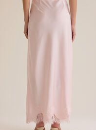 Lilou Lace Satin Midi Skirt Detail 6 - ALTAR'D STATE KIDS