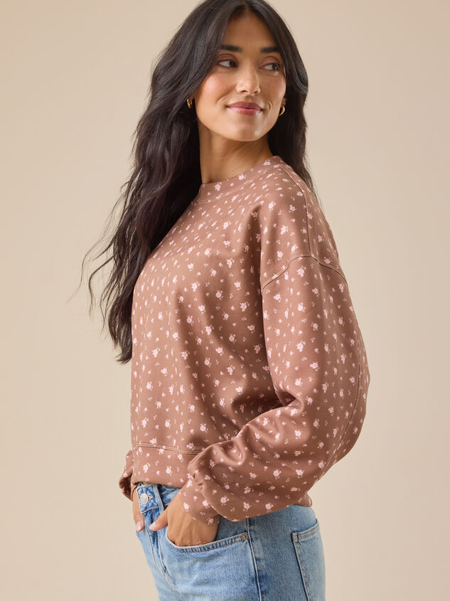 Alessia Floral Mama Sweatshirt Detail 4 - AS Kids