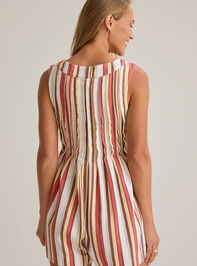 Evie Stripe Romper Detail 5 - AS Kids